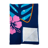 zoom serviette de plage microfibre gallina 90x170 cm, 250 g/m², 100 % polyester, légère et peu encombrante, idéale pour les sorties à la piscine ou à la plage pour un adulte ou en famille