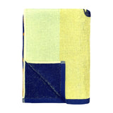 zoom serviette de plage microfibre multicolore sully 90x170 cm 220g/m² motifs fleurs douce et absorbante, idéale pour la piscine ou la plage