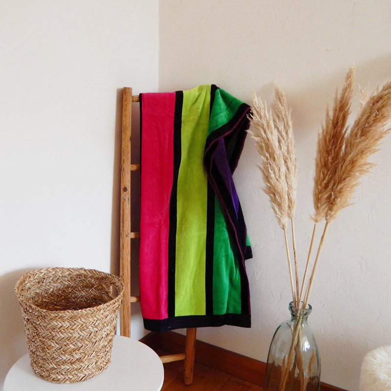 Serviette en coton en coton Happy Fresh, large - Le comptoir de la plage