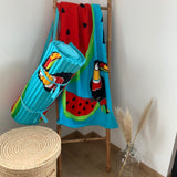 Matelas de plage en coton Watermelon 60x180 cm - Le comptoir de la plage