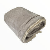 Plaid Polaire Imitation  toucher  "Lapin" Gris clair 130X170