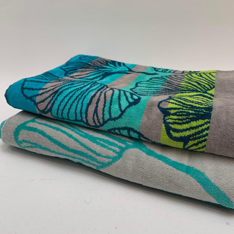 Serviette de plage éponge velours Jacquard Playamar - Taille L