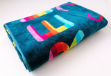 Serviette de plage éponge Velours Jacquard Partytime - Taille XXL