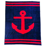 Serviette de plage éponge Velours Jacquard Bilba - Taille XL