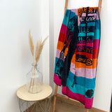 Serviette de plage en coton Lumbika, extra large - Le comptoir de la plage
