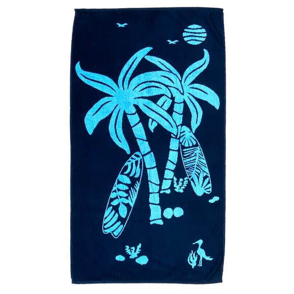 Serviette de plage coton et polyester Kisos - Le comptoir de la plage