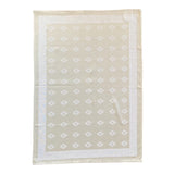 Lot de 2 Duos de torchons torchons assortis bicolores beige Déco 50 x 70