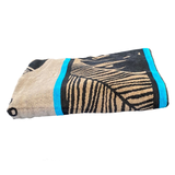 Drap de bain éponge velours Jacquard Escondido Taille XL - Le comptoir de la plage