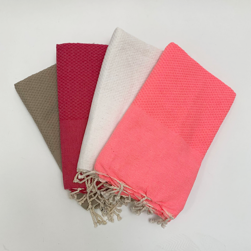 Fouta plate Nid d'Abeille Maya