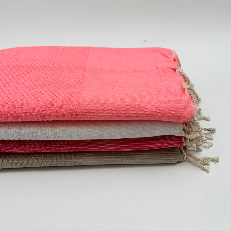 Fouta plate Nid d'Abeille Maya