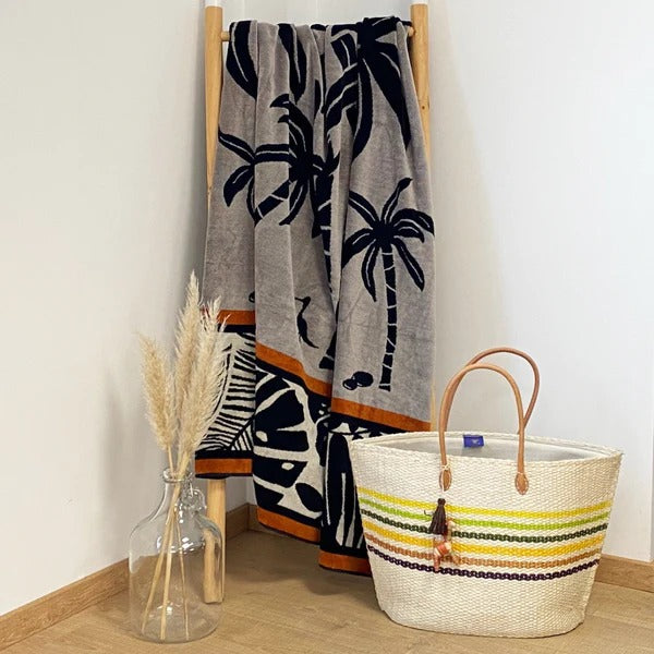 Drap de bain en coton Inagua Taille XL - Le comptoir de la plage