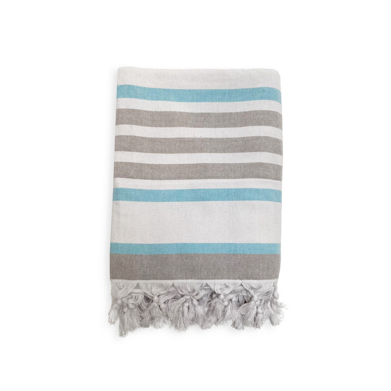 Fouta coton doublée éponge Latigo