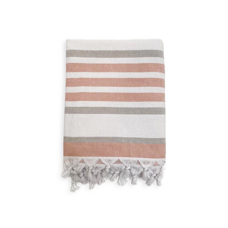 Fouta coton doublée éponge Latigo