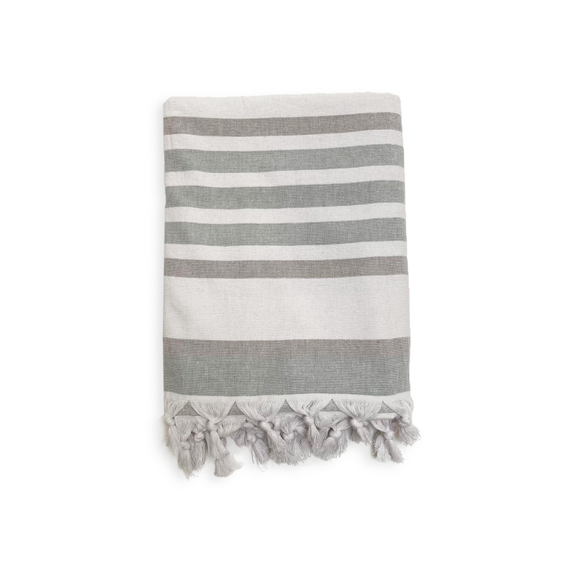 Fouta coton doublée éponge Latigo