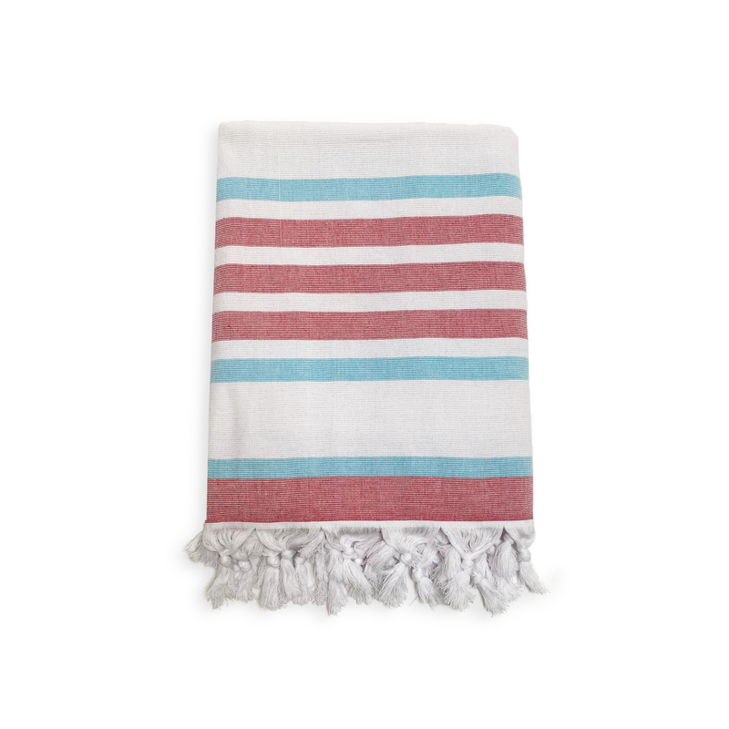 Fouta coton doublée éponge Latigo