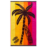Serviette de plage en coton Jacquard Malagueta, large - Le comptoir de la plage