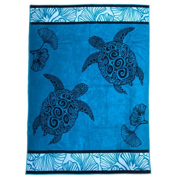 Serviette de plage en coton Mallorca, extra large - Le comptoir de la plage