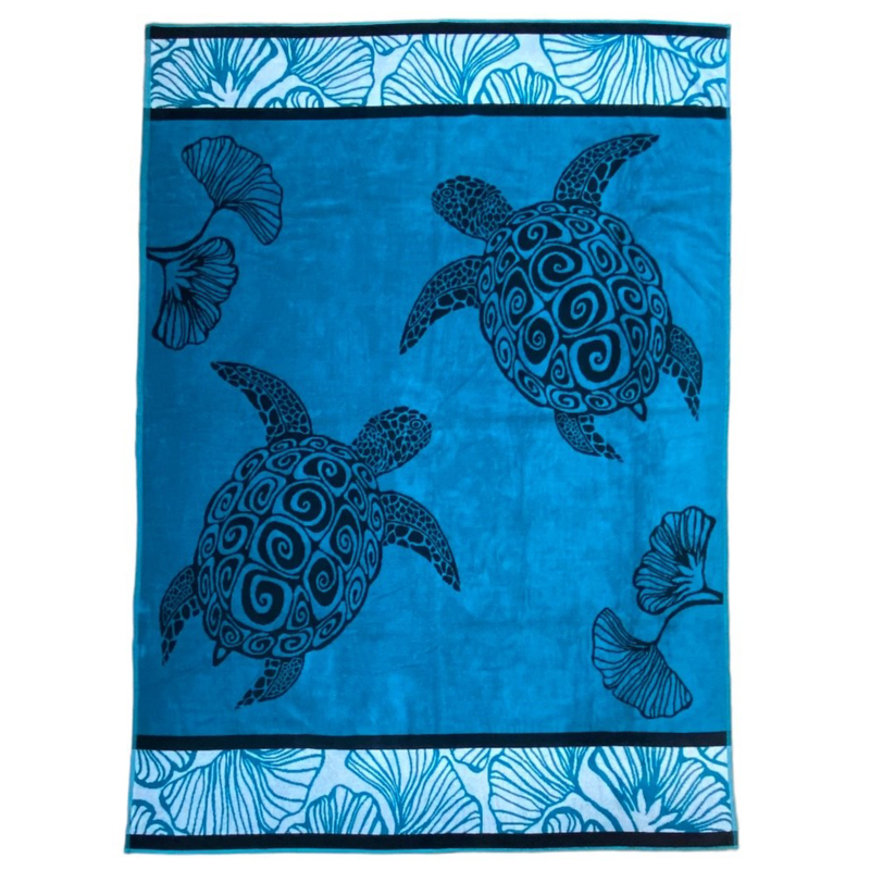 Serviette de plage en coton Mallorca, extra large - Le comptoir de la plage