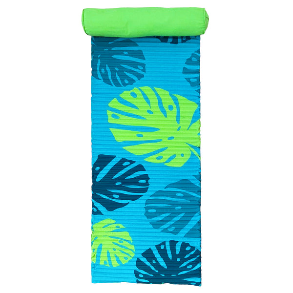 Matelas de plage pliable bleu coton de plage Kasvi - Le comptoir de la plage