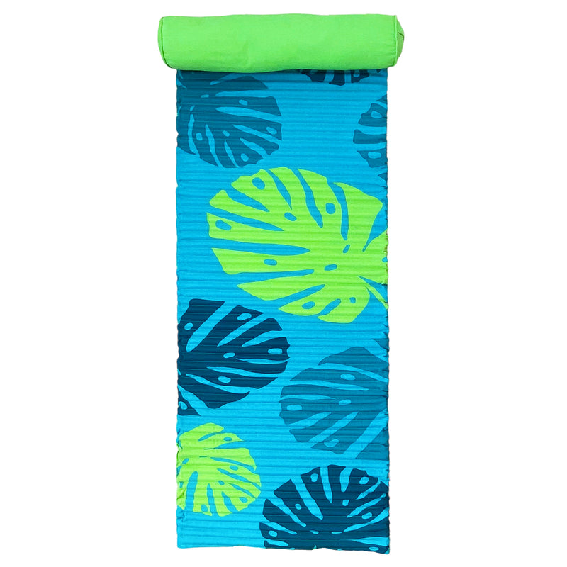 Matelas de plage pliable bleu coton de plage Kasvi - Le comptoir de la plage