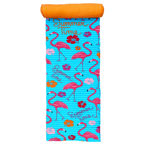 Matelas de plage flamant rose Kamarina - Le comptoir de la plage