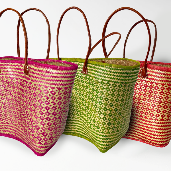Paniers artisanaux Rayas - Le comptoir de la plage