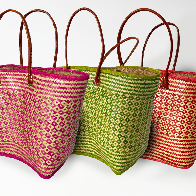 Paniers artisanaux Rayas - Le comptoir de la plage