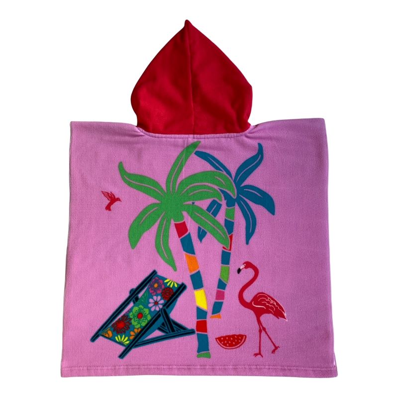 Poncho de bain enfant microfibre Familia