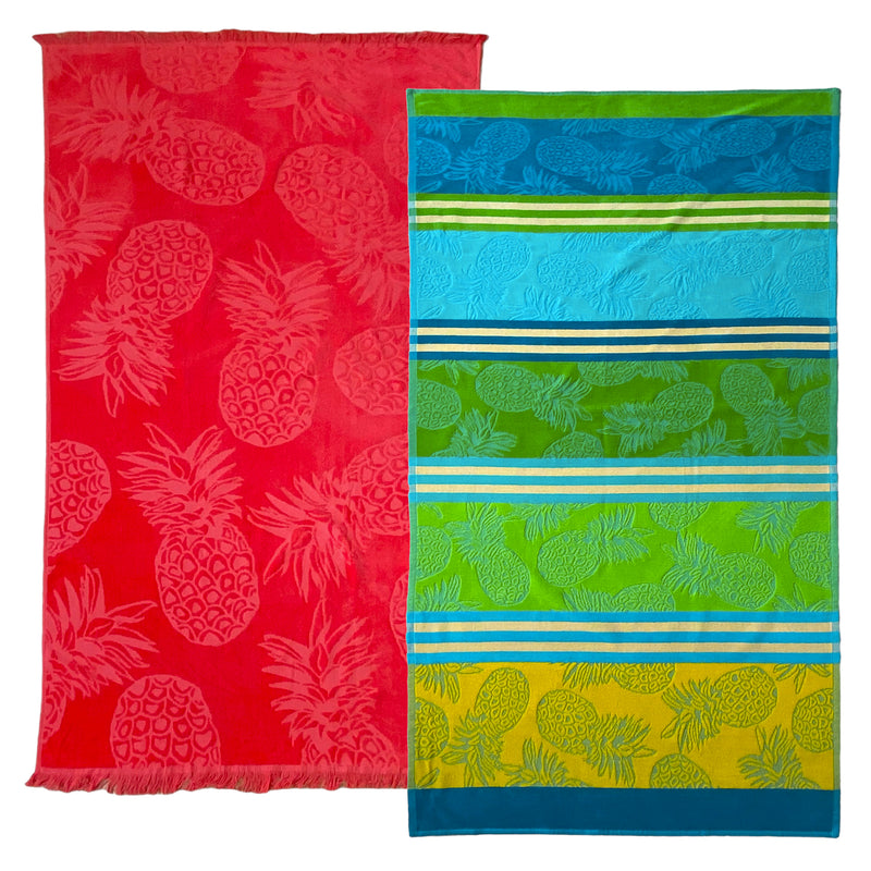 Pack Promo Serviettes de plage en coton Cancun Lazaro - Le comptoir de la plage