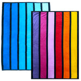 Pack Promo Serviettes de plage en coton Happy Chic Happy Blue, extra large - Le comptoir de la plage