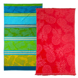 Pack Promo Serviettes de plage en coton Lazaro Cancun - Le comptoir de la plage