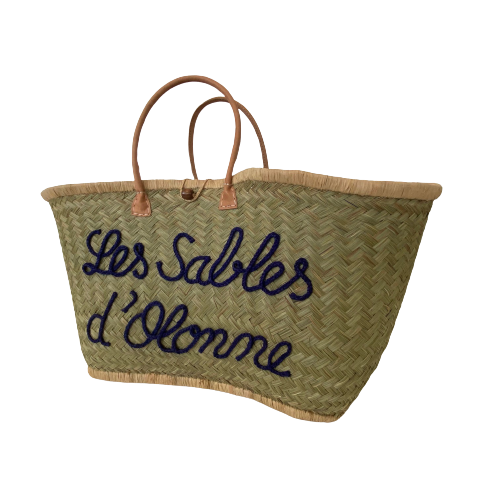 Panier artisanal Feston Les Sables d'Olonne - Le comptoir de la plage