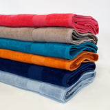 Pile serviettes unies coton Classy - Le comptoir de la plage