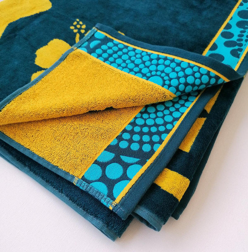 Serviette de plage Sajuta motifs thème surf 100x175cm 470gm²