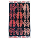 Serviette de plage Sandala - 100x175 cm 470 g/m² - Éponge velours Jacquard - Thème Plage - 100 % Coton - LE COMPTOIR DE LA PLAGE