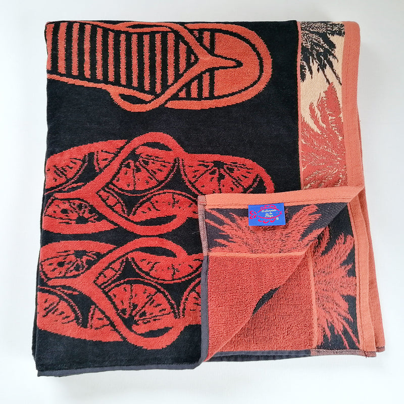 Serviette de plage éponge Velours Jacquard Sandala - Taille L