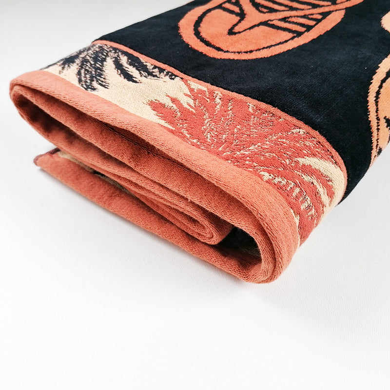 Serviette de plage éponge Velours Jacquard Sandala - Taille L