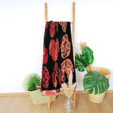 Serviette de plage éponge Velours Jacquard Sandala - Taille L