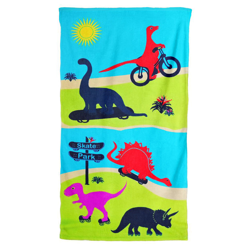 Drap de bain pour enfant microfibre Skatepark - Le comptoir de la plage