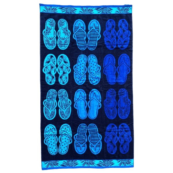Drap de bain en coton Soto, large - Le comptoir de la plage