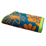 Serviette de plage éponge Velours Jacquard Samana, extra large - Le comptoir de la plage