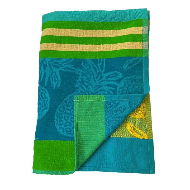 Drap de bain éponge Velours Jacquard Cancun, large - Le comptoir de la plage