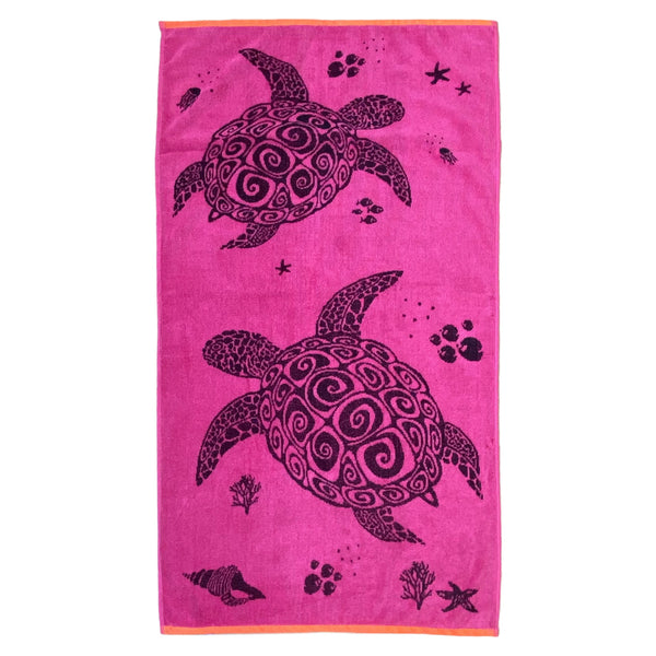 Serviette de plage coton et polyester Asha - Le comptoir de la plage