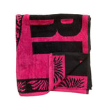 Drap de bain éponge velours Jacquard Aurora - Le comptoir de la plage