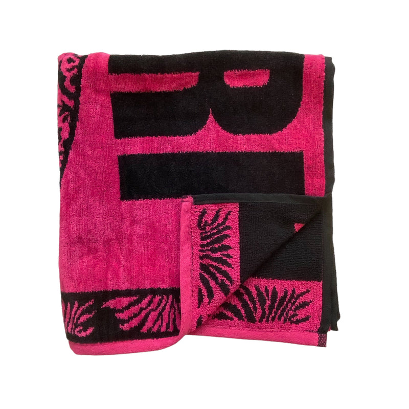Drap de bain éponge velours Jacquard Aurora - Le comptoir de la plage