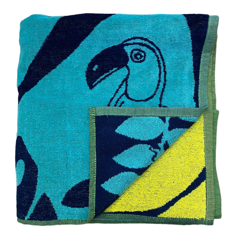 Drap de bain éponge Velours Jacquard Strany, extra large - Le comptoir de la plage