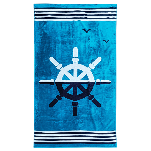 Drap de bain en coton Tiska, large - Le comptoir de la plage