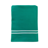 Fouta coton verte éponge Waffle - Le comptoir de la plage