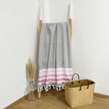 Fouta coton doublée éponge Zuma