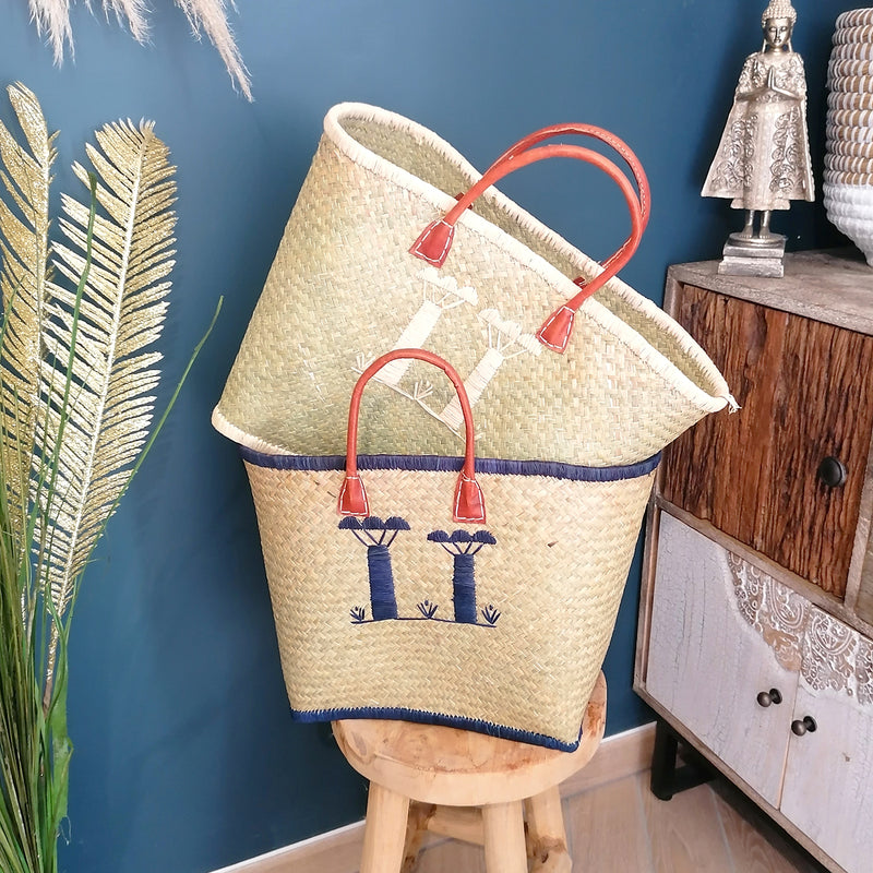 Paniers artisanaux Baobab - Le comptoir de la plage